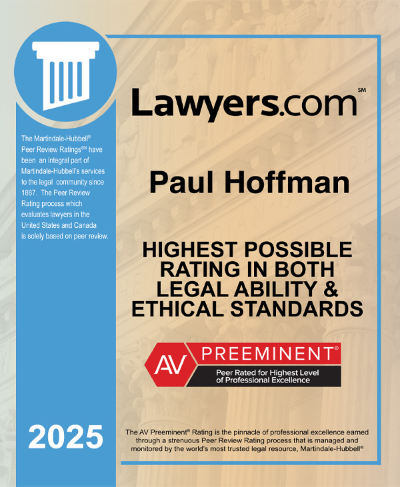 Paul Hoffman - Highest ratings on Lawyers.com
